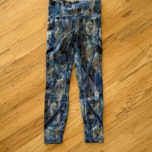 Lululemon Blue Patterned Leggings